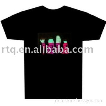 el t-shirt, el advertising t-shirt, el flash t shirt,el panel t-shirt